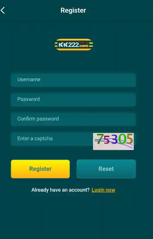 KK222 Game Register for android